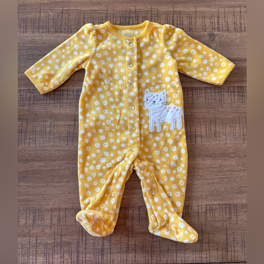 CARTER'S | Baby Girl Fleece Pajamas - 3 Months